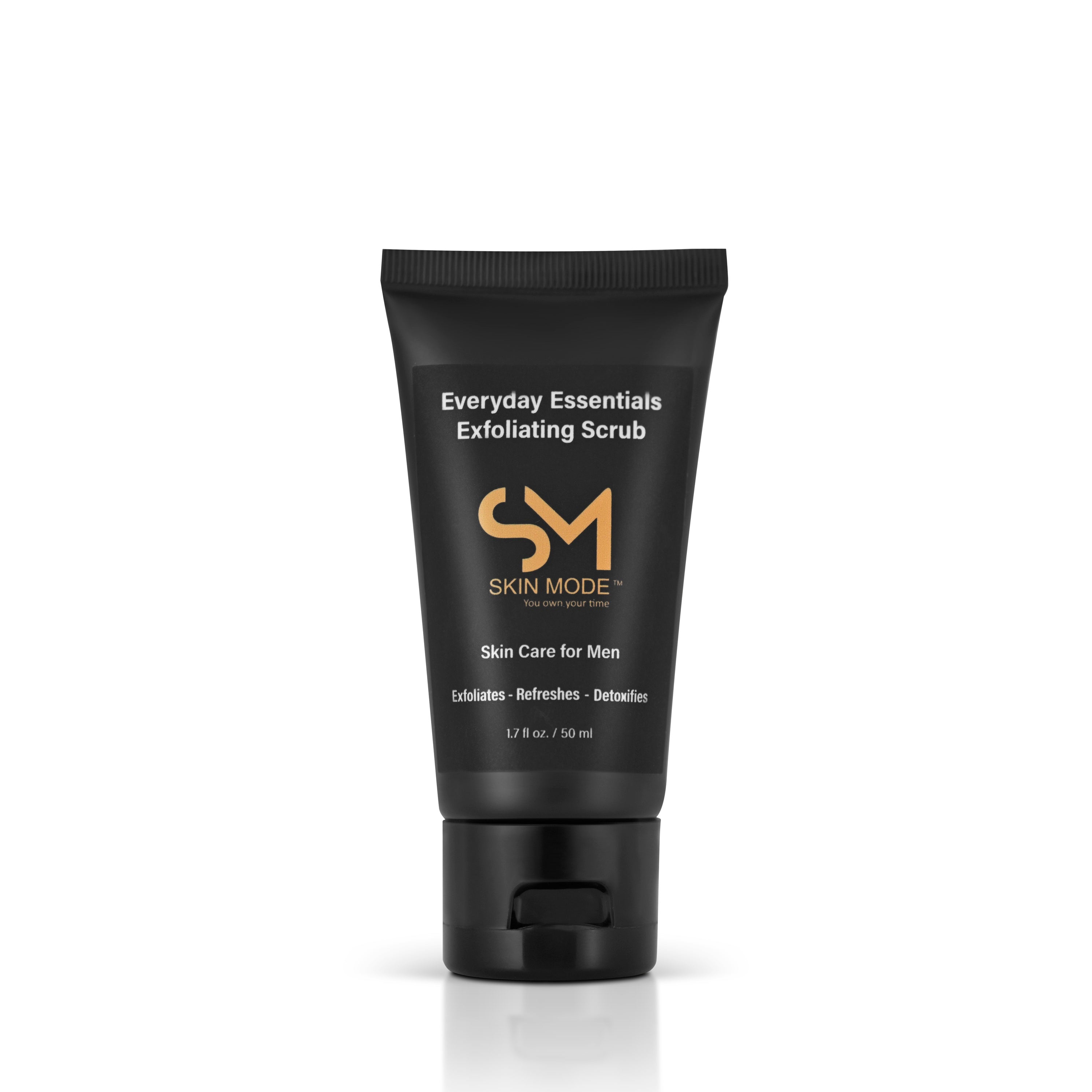 SkinMode™ Everyday Essentials Exfoliating Scrub — Detoxifying Face Exfoliant for Men (50 ml / 1.7 fl oz)