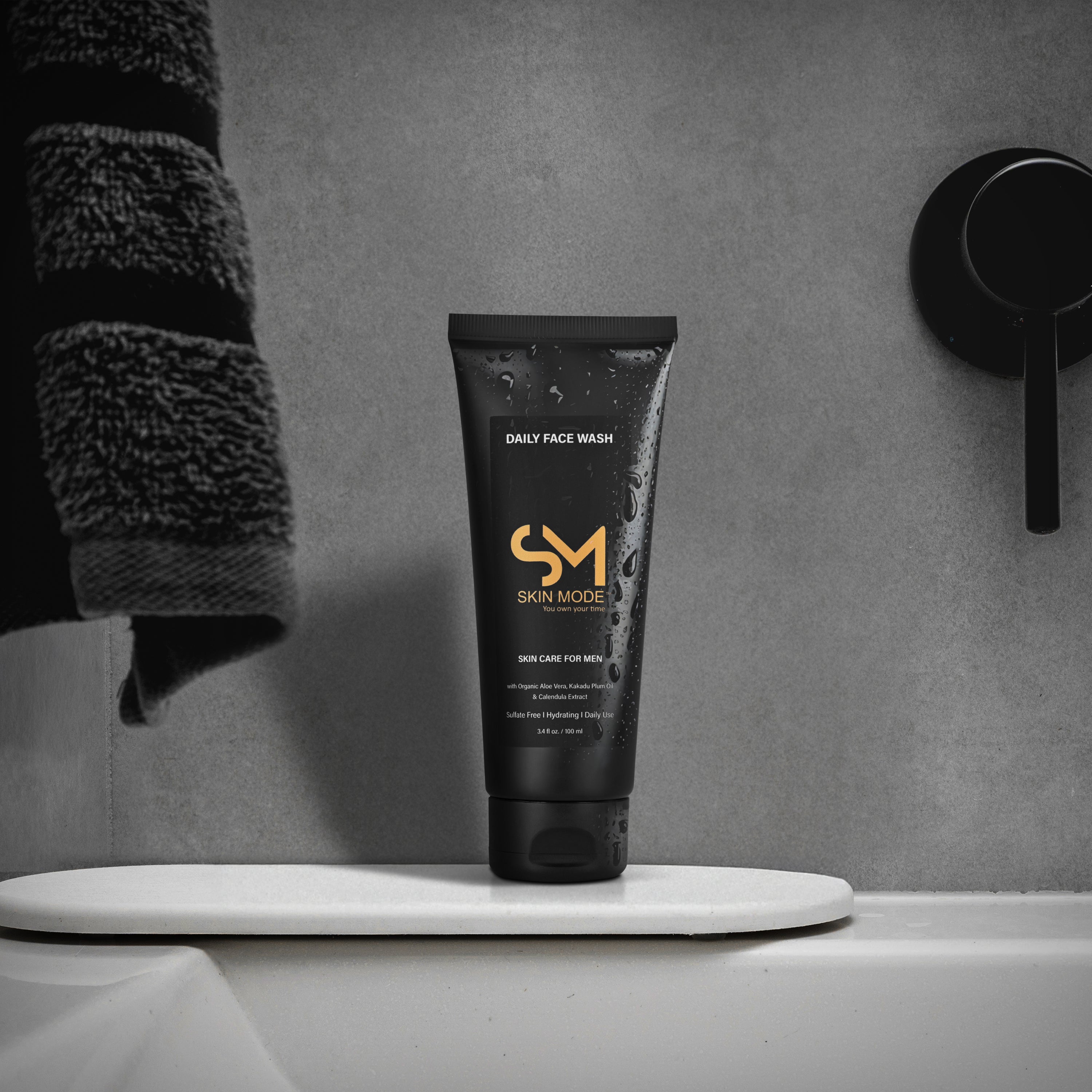 Skin Mode™ Daily Face Wash — Hydrating Cleanser for Men (100 ml / 3.4 fl oz)